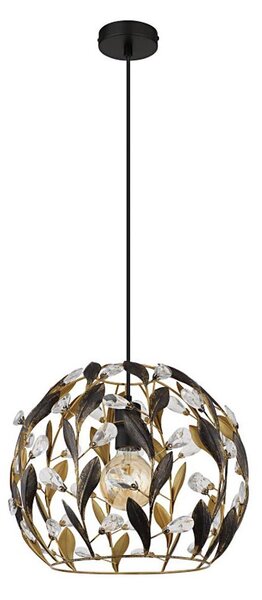 Globo 15759H - Lampadario a sospensione con filo MIKA 1xE27/40W/230V diametro 40 cm