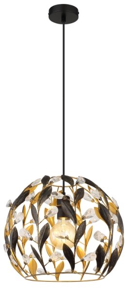 Globo 15759H - Lampadario a sospensione con filo MIKA 1xE27/40W/230V diametro 40 cm