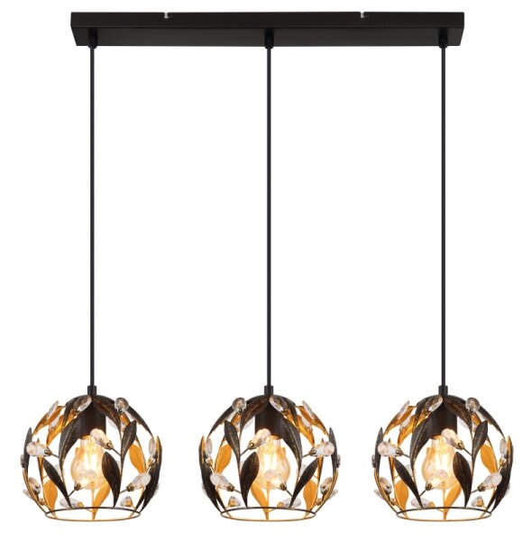 Globo 15759-3H - Lampadario a cavo MIKA 3xE27/40W/230V
