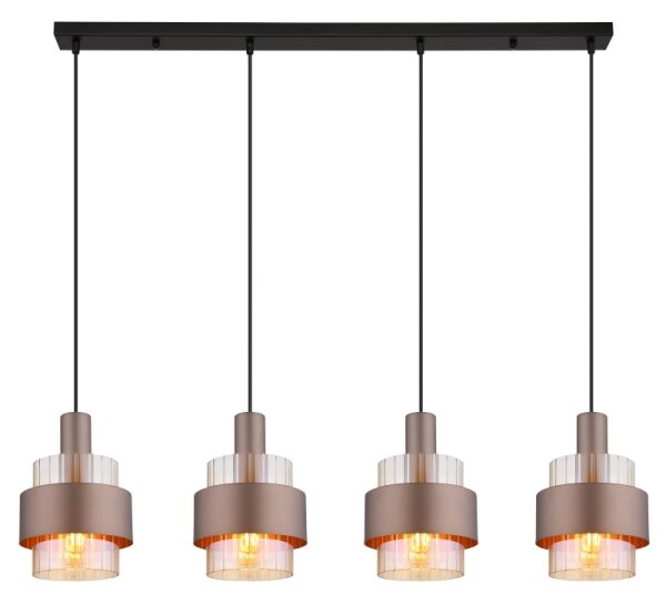 Globo 15560-4HA - Lampadario a sospensione con filo MILLEY 4xE27/60W/230V