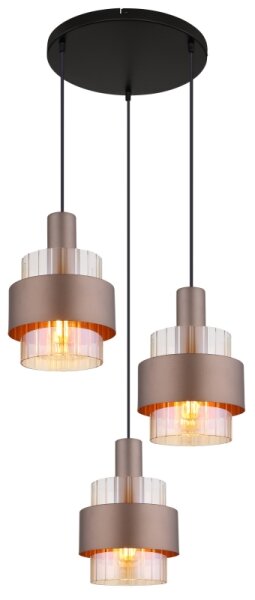Globo 15560-3HA - Lampadario sospeso a cavo MILLEY 3xE27/60W/230V