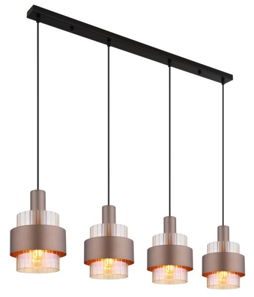 Globo 15560-4HA - Lampadario a sospensione con filo MILLEY 4xE27/60W/230V