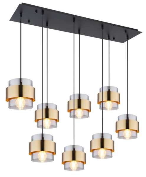 Globo 15560-8H - Lampadario a sospensione con filo MILLEY 8xE27/60W/230V