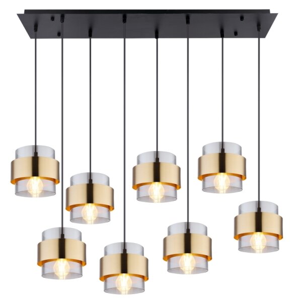 Globo 15560-8H - Lampadario a sospensione con filo MILLEY 8xE27/60W/230V