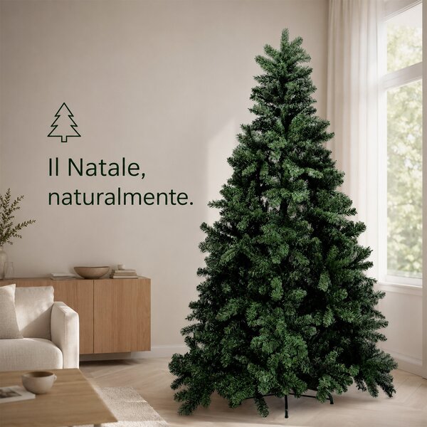 Albero di Natale Canada 210 cm Folto e Rigoglioso Verde
