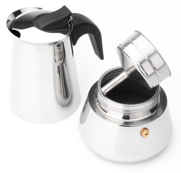 Caffettiera argentato in acciaio inox 400 ml Trevi – Leopold Vienna