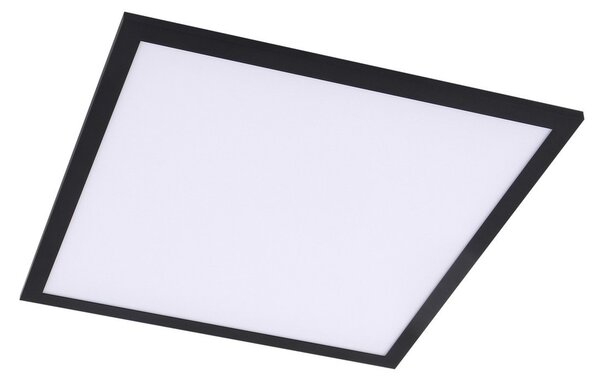Plafoniera Lindby, Enhife, Nero, Studio / Ufficio, Alluminio, Moderno