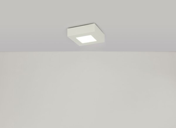 Plafoniera Plafoniera LED soggiorno corridoio bagno cucina bianco angolare 41606-6
