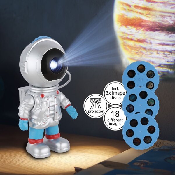 Globo 28087 - Proiettore dimmerabile LED COSMO LED/3W/5V astronauta