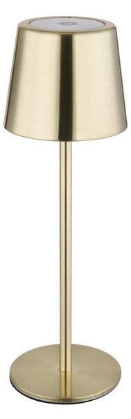 Globo 58482M-LED Lampada da tavolo dimmerabile a sfioramento ricaricabile VANCOUVER 2W/3,7V 2200 mAh oro
