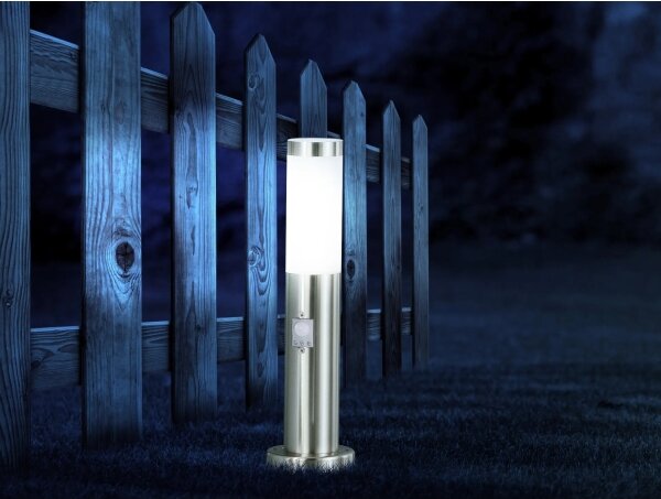 Globo 3158SLED - Lampada da esterno LED con sensore BOSTON 1xE27/8,8W/230V IP44