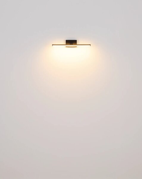 Globo 78061S - Lampada LED ricaricabile per quadri JAIME 3,5 W/5 V 40 cm 3600 mAh nera