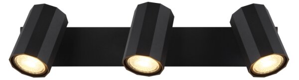 Globo 57918-3B - Faretto JAMES 3xGU10/25W/230V nero