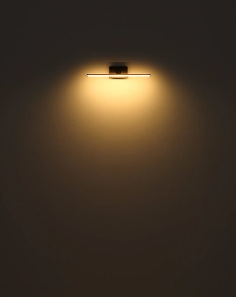 Globo 78061S - Lampada LED ricaricabile per quadri JAIME 3,5 W/5 V 40 cm 3600 mAh nera