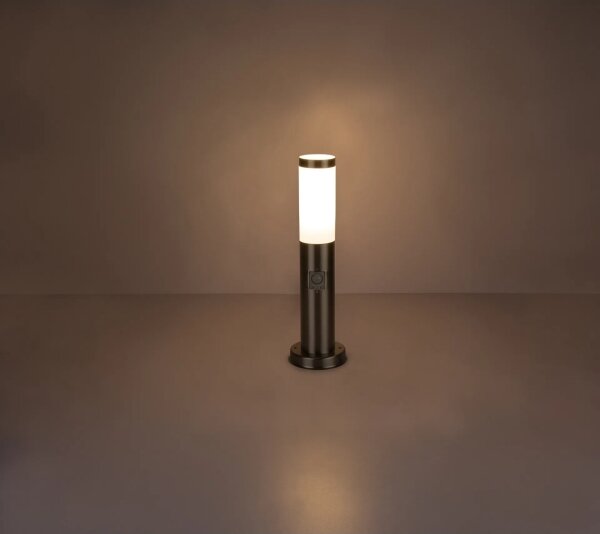 Globo 3158SLED - Lampada da esterno LED con sensore BOSTON 1xE27/8,8W/230V IP44