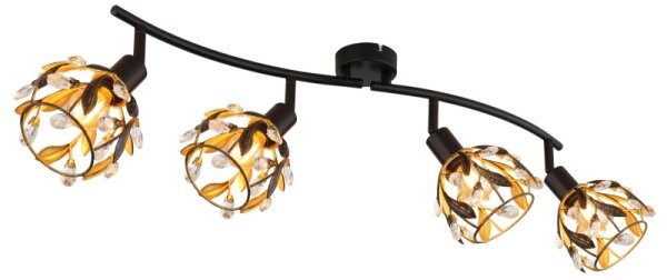 Globo 15759-4 - Faretto MIKA 4xE14/25W/230V