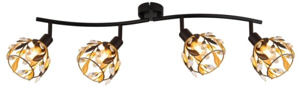 Globo 15759-4 - Faretto MIKA 4xE14/25W/230V