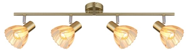 Globo 54315M-4 - Faretto ZACHERY 4xE14/40W/230V oro