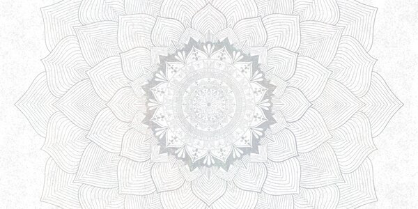 Carta da parati Mandala rotondo, carta da parati per lo spazio yoga o per armonizzare lo spazio, Carta da parati Design, w01088v2 : Uwalls.it