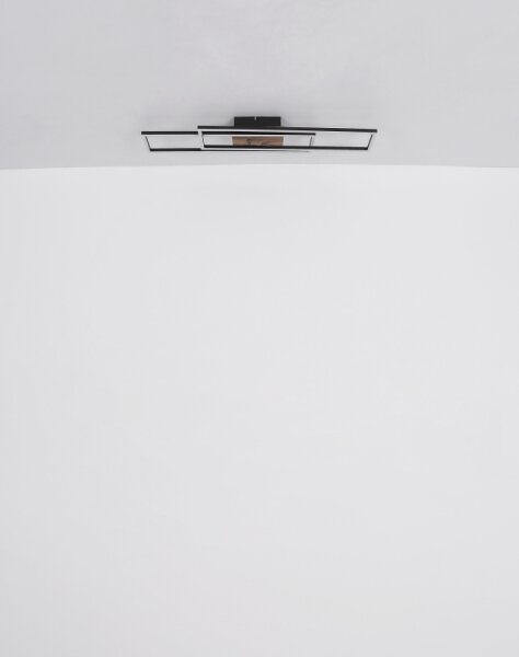 Globo 67208-30 - Plafoniera LED DAKARI LED/30W/230V 3000K 60x80 cm nero