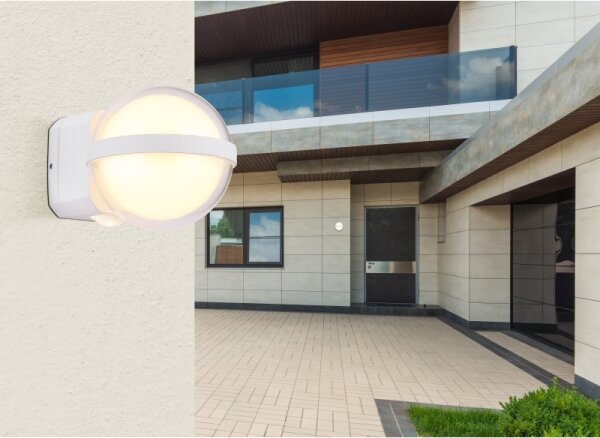 Globo 34157W - Applique a LED da esterno ILLI LED/12W/230V IP54 bianco