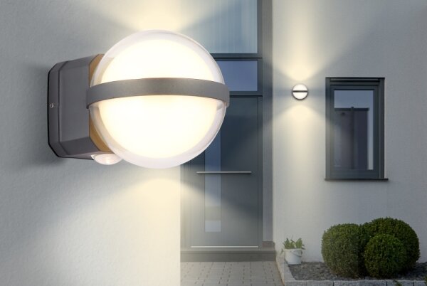 Globo 34157 - Applique a LED da esterno ILLI LED/12W/230V IP54 nero
