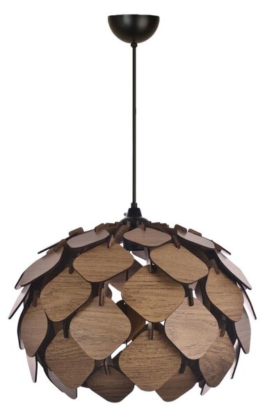 Lampadario a sospensione con filo 1xE27/40W/230V marrone