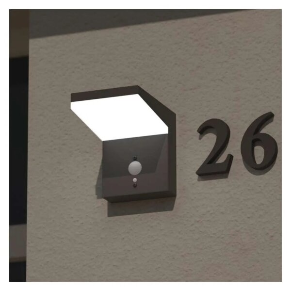 Lampada solare da parete LED con sensore LED/4,4W/3,7V 2200 mAh IP44