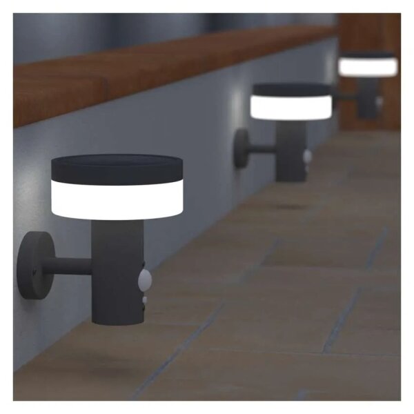 Lampada solare da parete LED con sensore LED/2W/3,7V 1200 mAh IP44