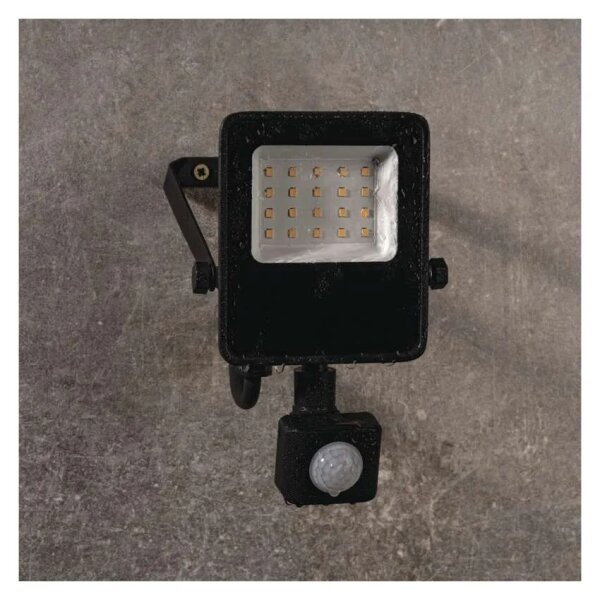 Faretto LED VISIO 10W 230V 4000K IP65 con sensore