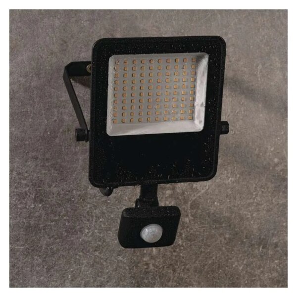 Faretto LED VISIO 50W 230V 4000K IP65 con sensore