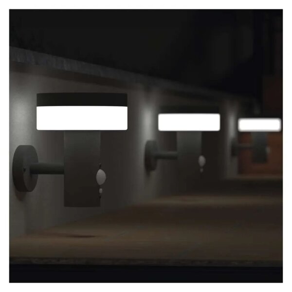 Lampada solare da parete LED con sensore LED/2W/3,7V 1200 mAh IP44