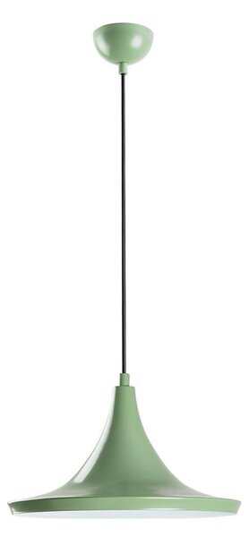 Lampadario a sospensione con filo TOM 1xE27/40W/230V verde