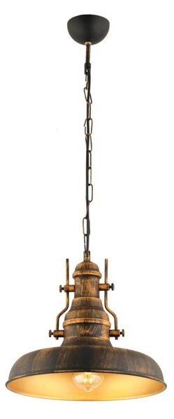 Lampadario a sospensione con catena 1xE27/40W/230V bronzo
