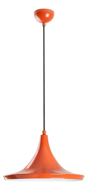 Lampadario a sospensione con filo TOM 1xE27/40W/230V arancione