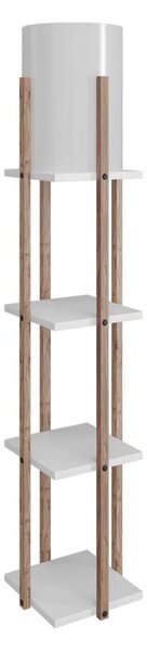 Lampada da terra con ripiani NORA 1xE27/40W/230V marrone/bianco