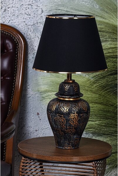 Lampada da tavolo 1xE27/40W/230V nero