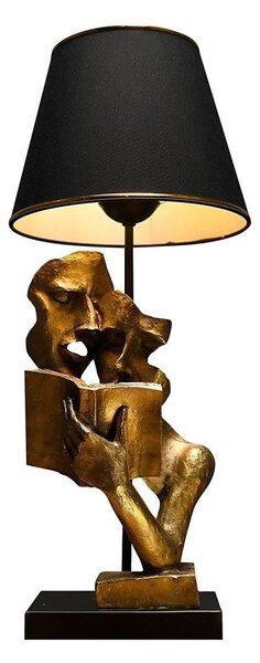Lampada da tavolo LECTURE 1xE27/40W/230V nero/oro