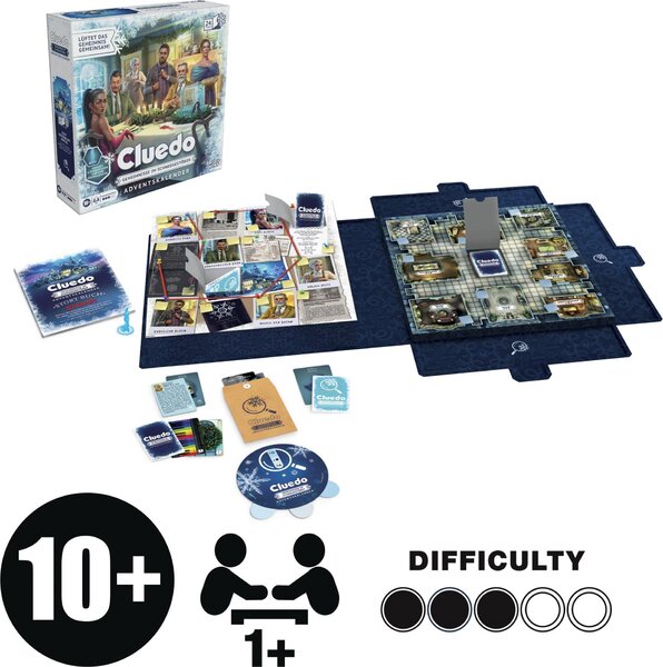 Calendario dell'Avvento Hasbro Cluedo: Segreti sotto Sn