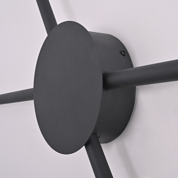 Brilagi - Applique a LED LUGO QUATTRO LED/16W/230V nero