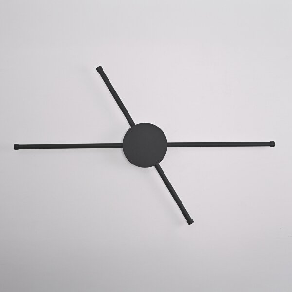 Brilagi - Applique a LED LUGO QUATTRO LED/16W/230V nero