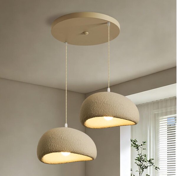 BRILAGI - Lampadario sospeso con cavo WABI SABI 2xE27/60W/230V bianco
