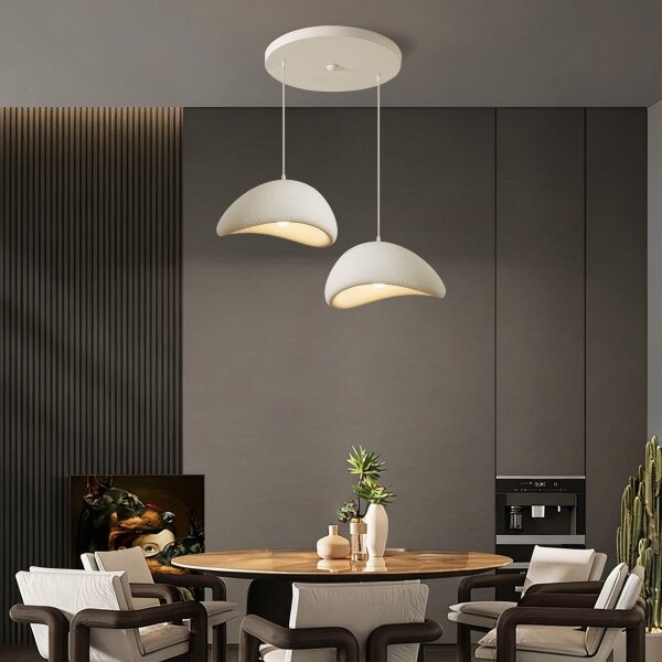 BRILAGI - Lampadario a sospensione con cavo WABI SABI 2xE27/60W/230V bianco