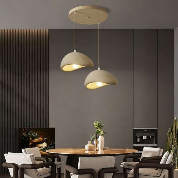 BRILAGI - Lampadario a sospensione con cavo WABI SABI 2xE27/60W/230V beige