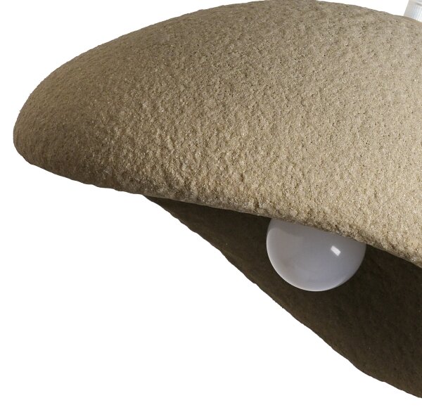 BRILAGI - Lampadario a sospensione con cavo WABI SABI 2xE27/60W/230V beige