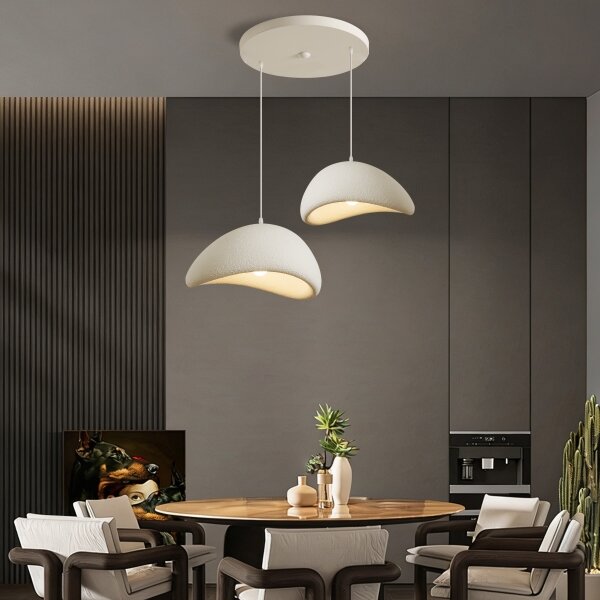BRILAGI - Lampadario a sospensione con cavo WABI SABI 2xE27/60W/230V bianco