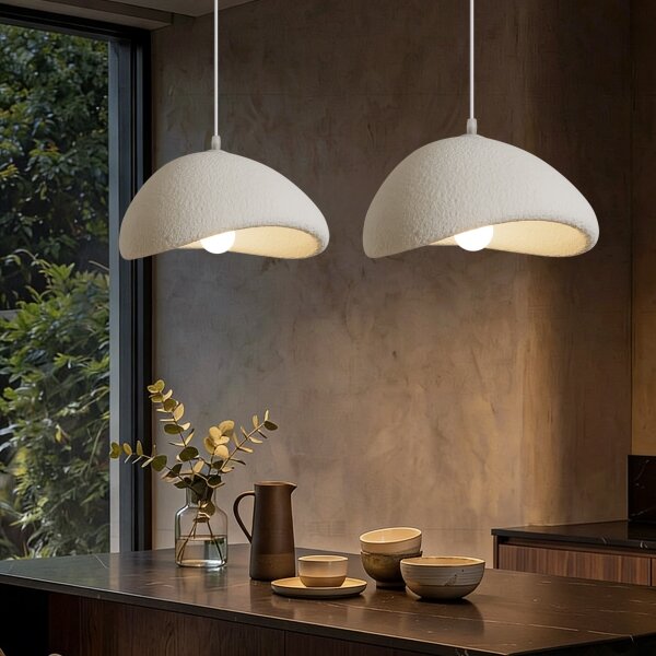 BRILAGI - Lampadario sospeso su cavo WABI SABI 2xE27/60W/230V bianco