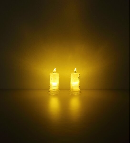 Globo 28075-2 - Set 2x LED Candela CANDLE LED/0,25W/3xLR1130