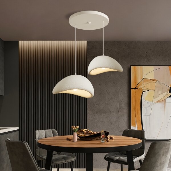 BRILAGI - Lampadario a sospensione con cavo WABI SABI 2xE27/60W/230V bianco