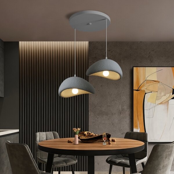 BRILAGI - Lampadario a cavo WABI SABI 2xE27/60W/230V grigio